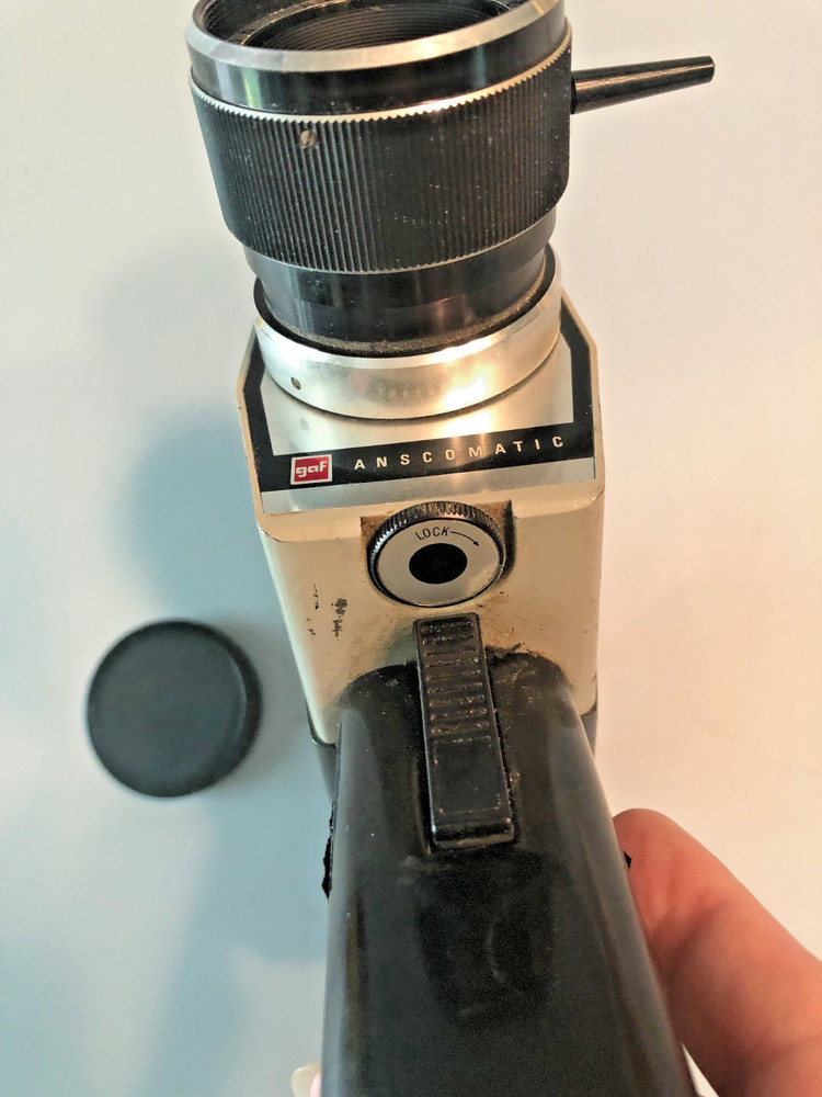 Vintage GAF Anscomatic Super 8 Movie Camera - Untested