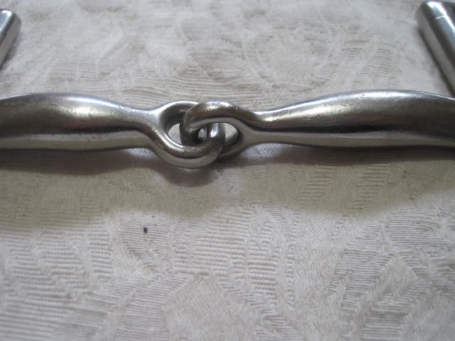 Dee Ring Jointed Snaffle 5'' Stainless Steel Large D Rings