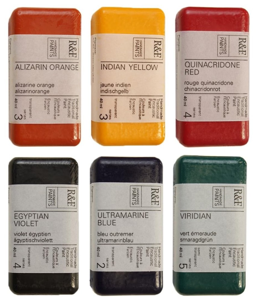R&F ENCAUSTIC PAINT ENCAUSTIC TRANSLUCENT COLOR SET