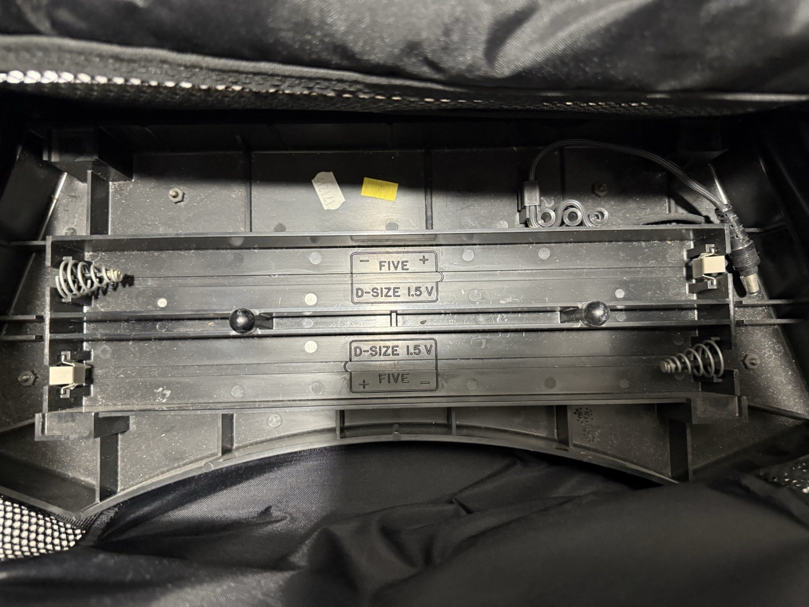 Vintage BOSE AW-1 Acoustic Wave Travel Canvas Bag w/ Power Supply 20"x11"x8"