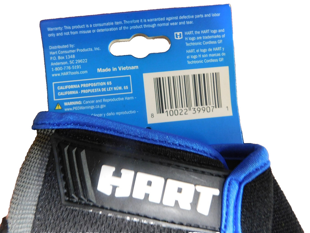 Hart Fingerless Impact Glove-X Large