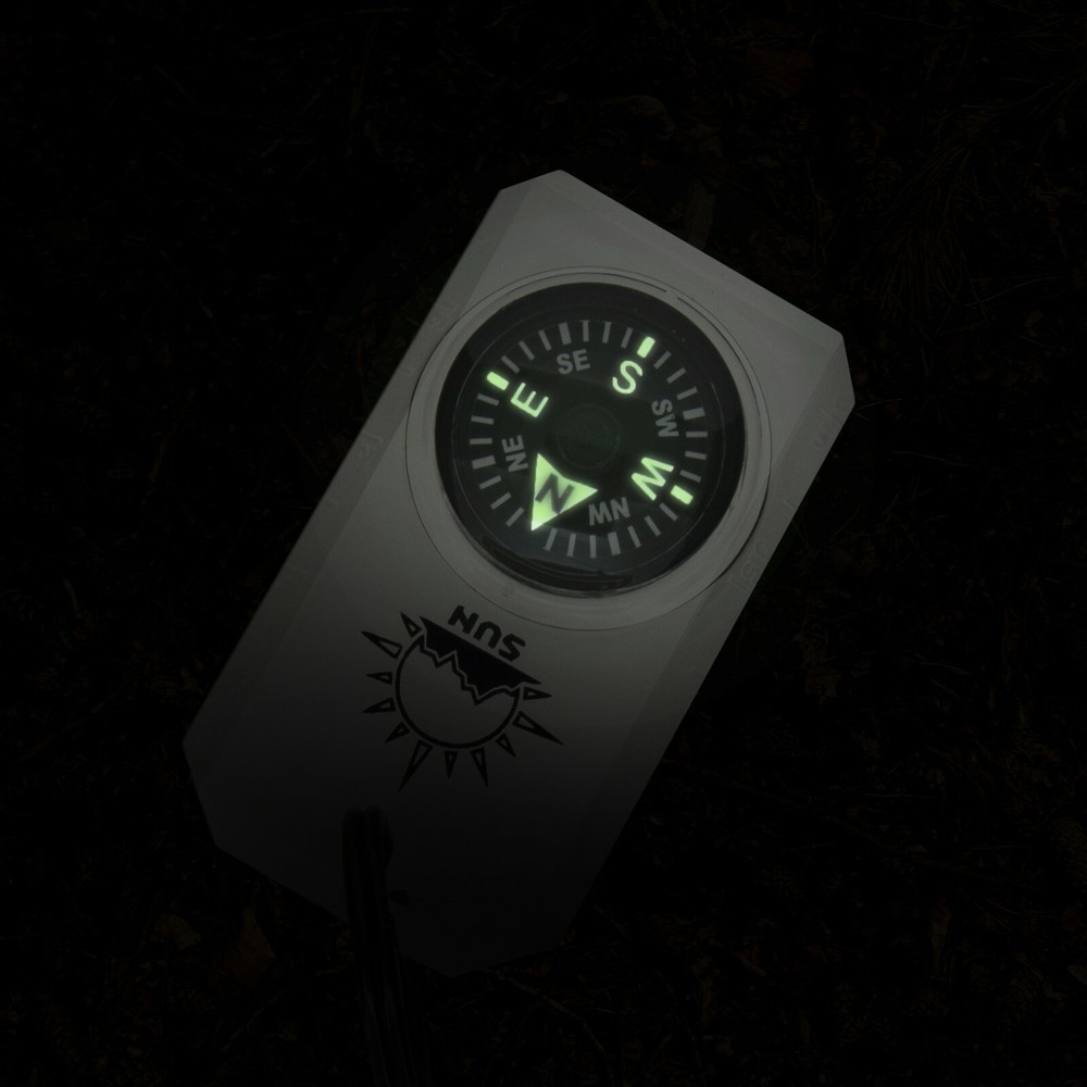 Sun Company MiniComp - Zipperpull Mini Compass with Split Ring