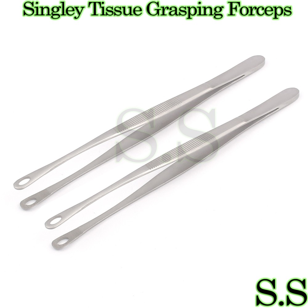 2 Singley Tissue Grasping Forceps Surgical Instruments