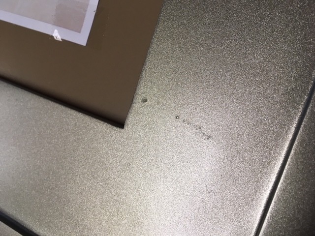 recessed medicine cabinet w/ picture frame door, no mirror, white interior 14x18