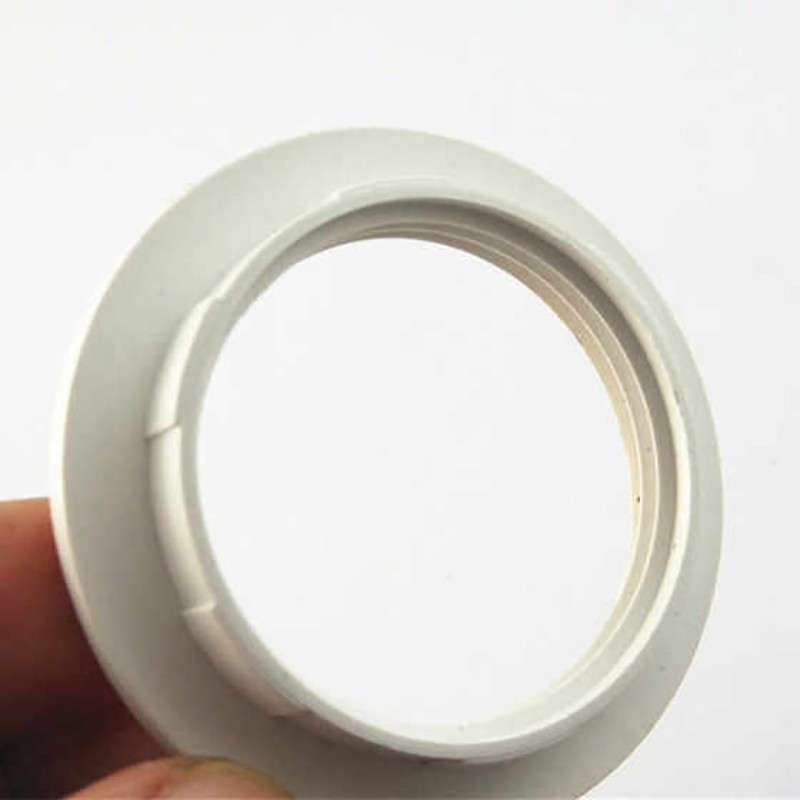 E14 / E27 Plastic Lampshade Collar Ring Adaptor Thread Lamp Holder Accessories