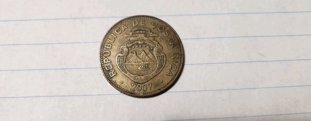 Costa Rica 50 Colones 2007 VF