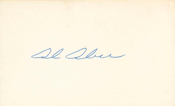 Albert Al ABER / Signature Signed