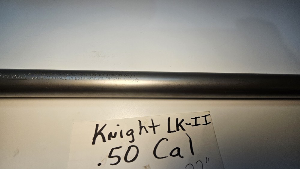 Knight LK-II LK II Inline Muzzleloader 22" Barrel (A)
