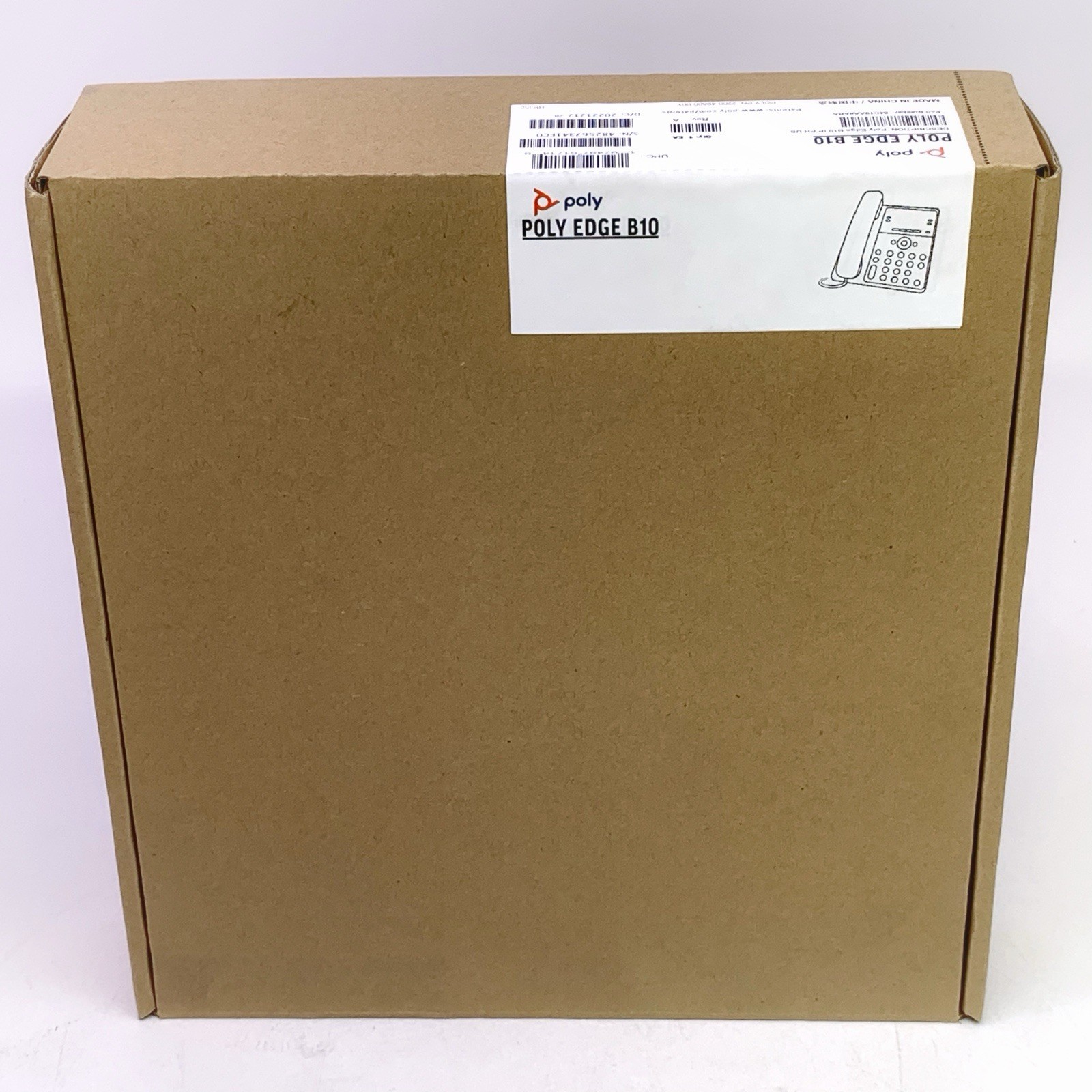 Plantronics Poly Edge B10 IP Desk Phone With Power Adapter (Polycom) 8 Lines NEW