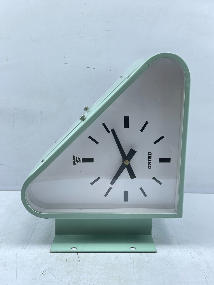 Seikosha MC-018 MC-271 Secondary Dual Face Clock Navigation Marine Triangle