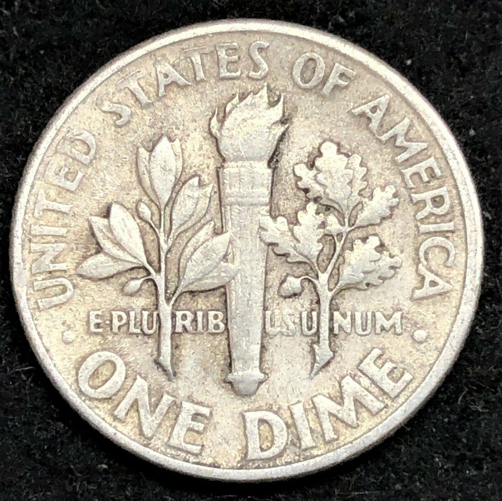 1951 P Silver Roosevelt Dime Extra Fine XF