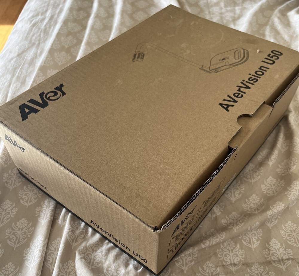 AVerVision U50 USB Visualizer Document Camera 1080p Flex Arm w/ USB Cable