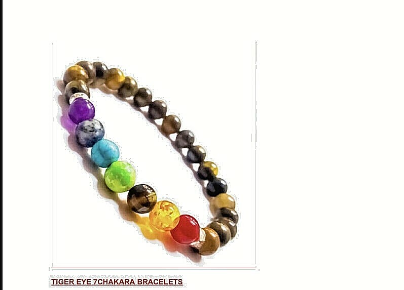 TIGER EYE 7CHAKARA BRACELETS