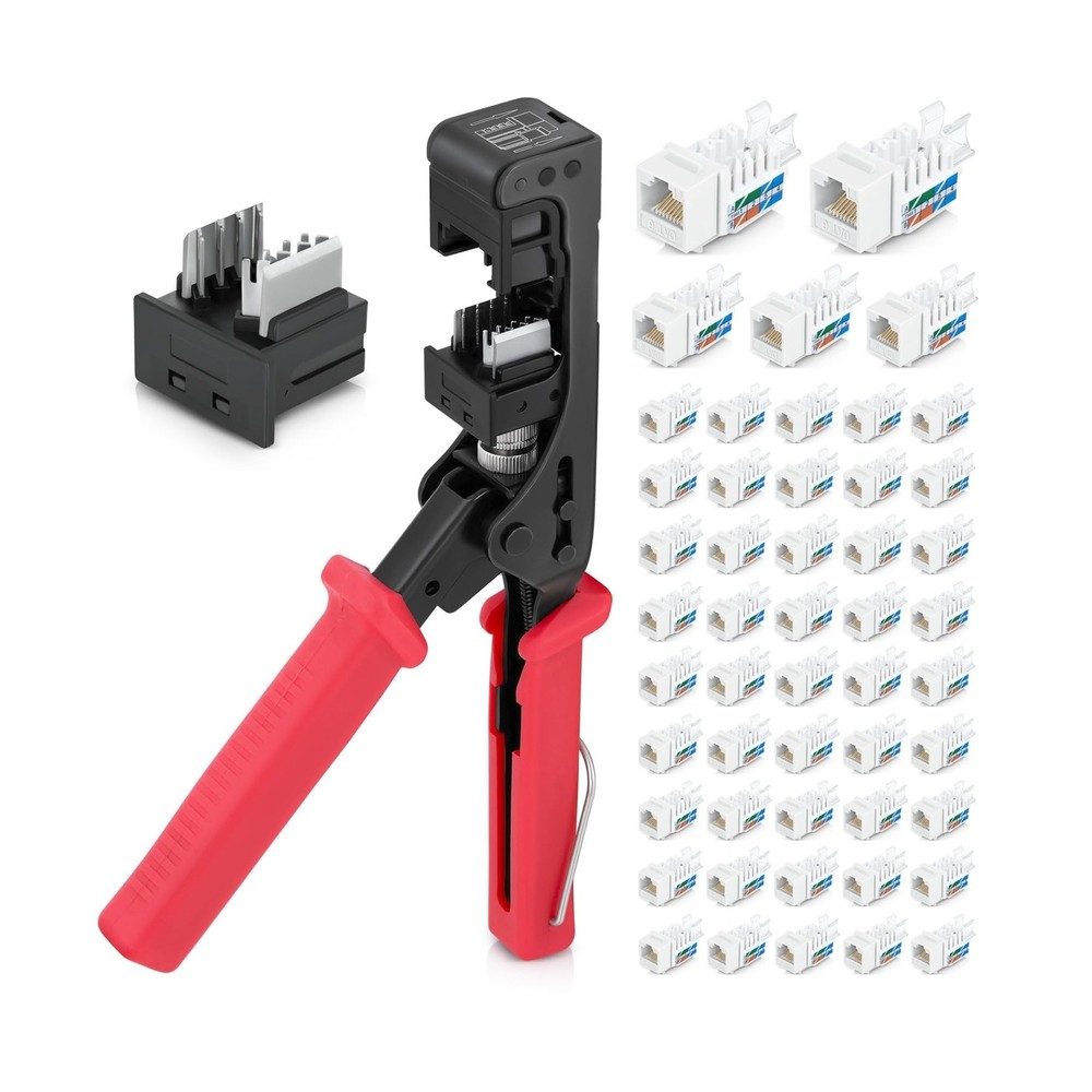 Bundle – 3 Items: 45Term - 45° Angled Speed Termination Tool + Replac