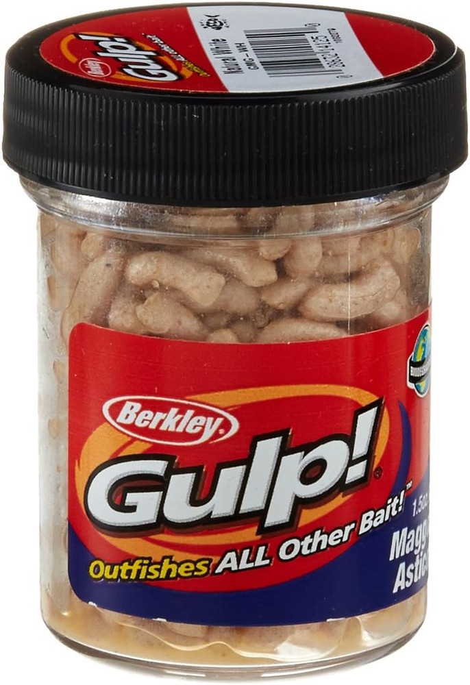 Gulp! Maggot , Natural White, 1-Inch
