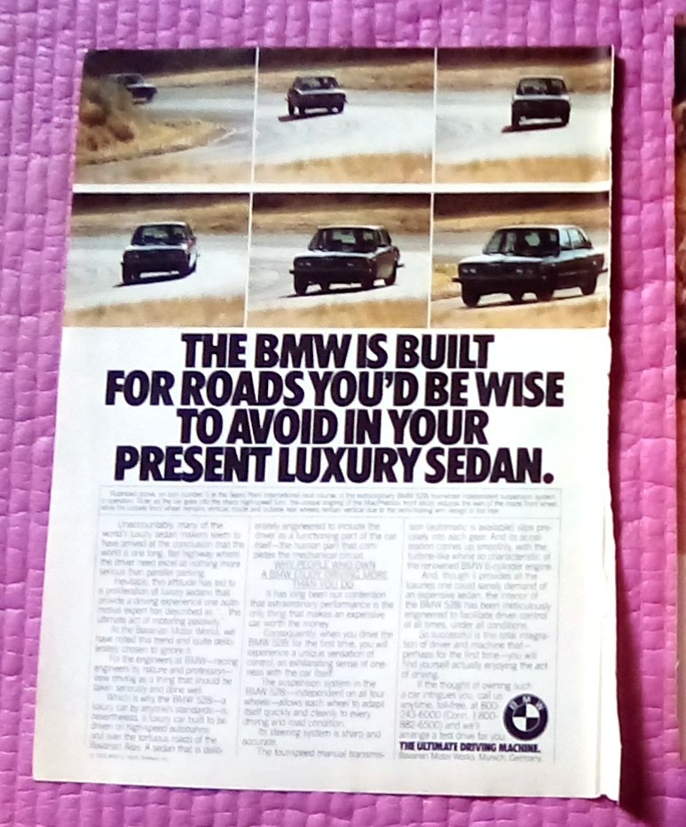 1979 BMW 528i Print Ad