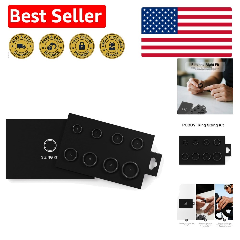 Essential Ring Sizing Kit for Smart Rings - Secure & Comfortable Fit Guarantee