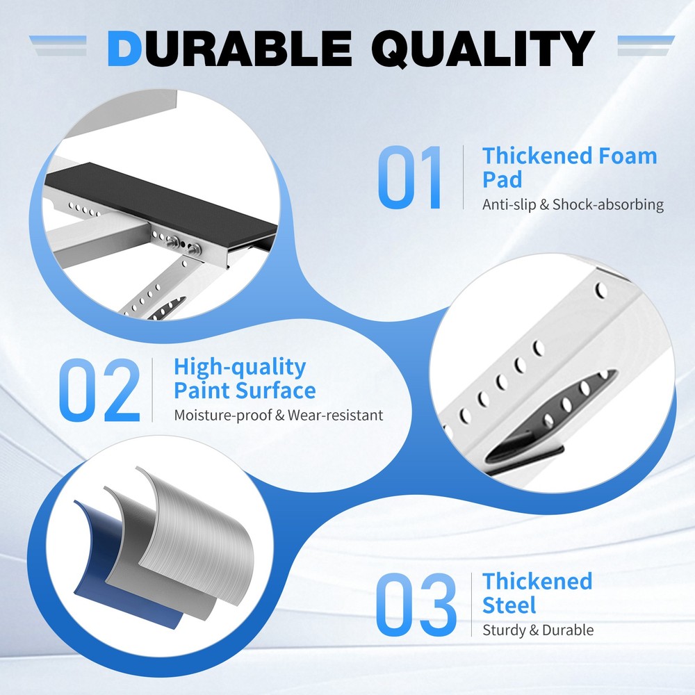 Upgraded No-Drill Window AC Bracket, Adjustable Window Air Conditioner Support