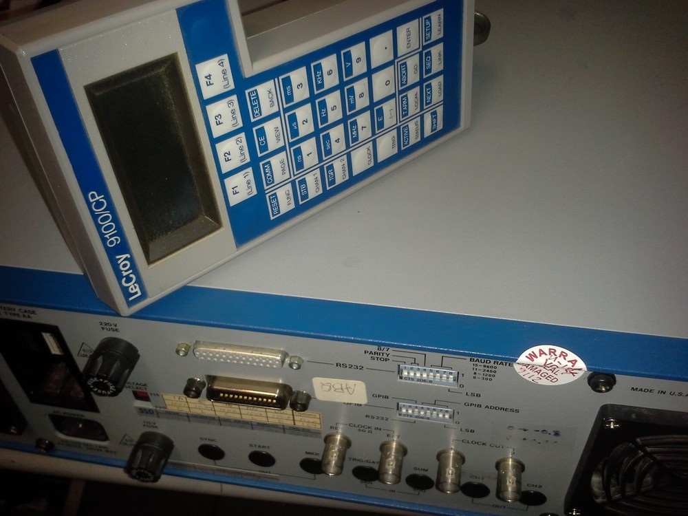 LeCROY 9112 Dual Arbitrary Function Generator TESTED! with 9100/CP Controller.