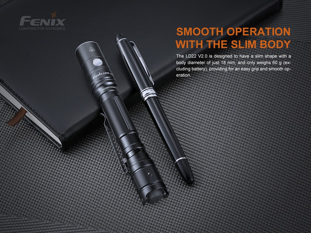 Fenix LD22 v2.0 800 Lumen Rechargeable EDC Flashlight