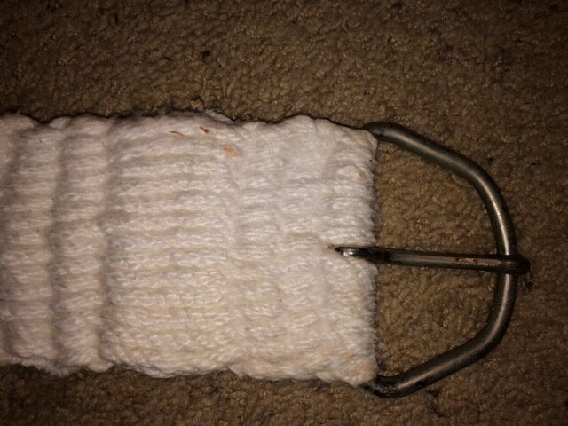 35'' WHITE DOUBLE THICK ROPE ROPER CINCH