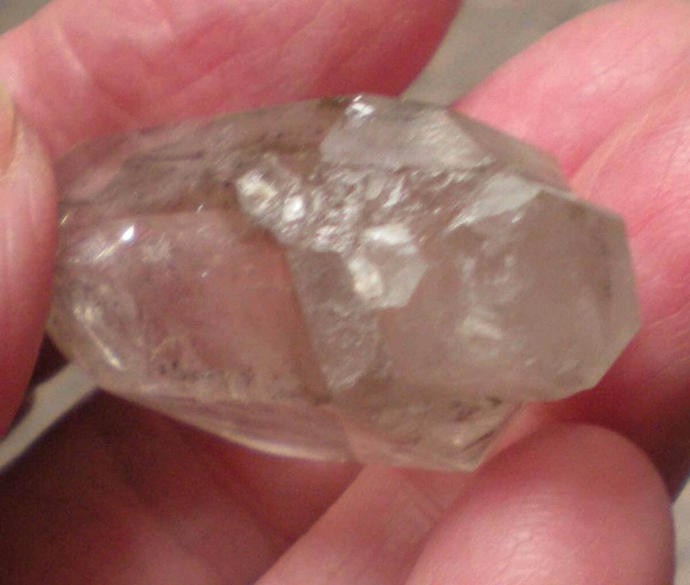 Red Fire Lepidocrocite in Phantom Quartz Scepter Crystal r812
