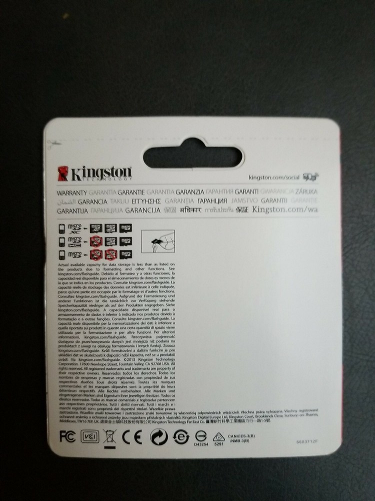 2×64Gb MicroSDHC Class10 Flash Memory Card With Adapter