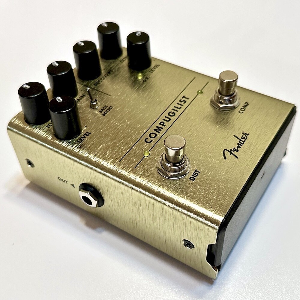 Fender Compugilist Compressor / Distortion Guitar Effect Pedal
