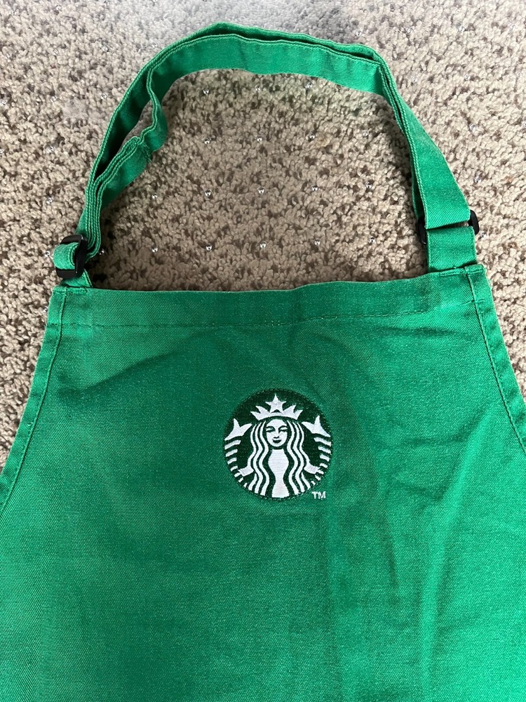 Starbucks Aprons(Green)-Used- All 4 Authentic