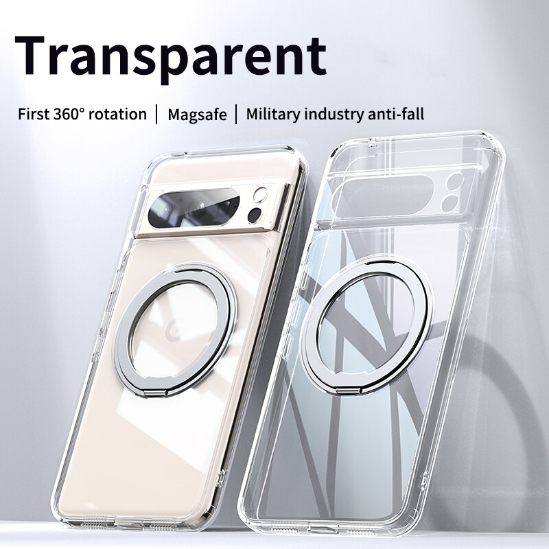 Shockproof Rubber Magnetic Ring Stand Case For Google Pixel 9 Pro XL 9 8A 8