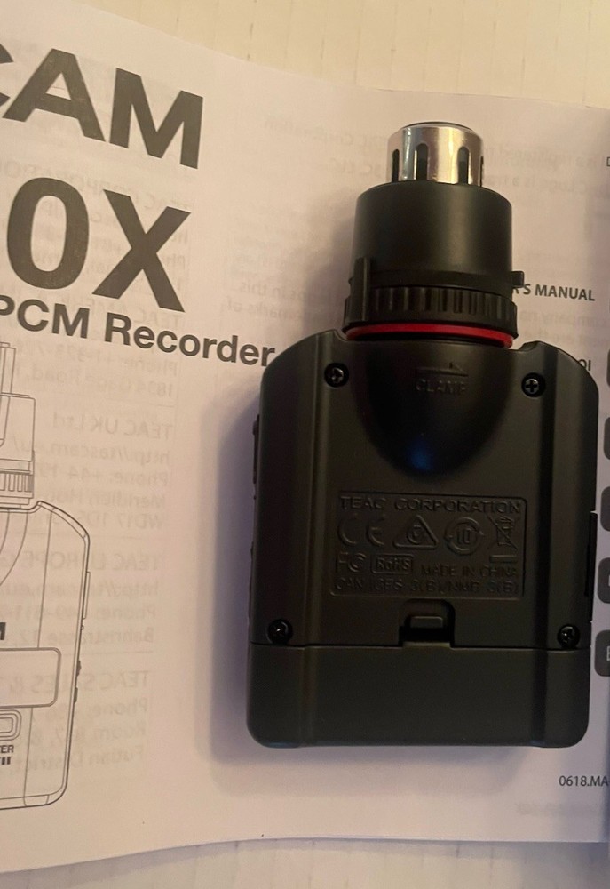 Handheld Microphone Plug On Audio Recorder
