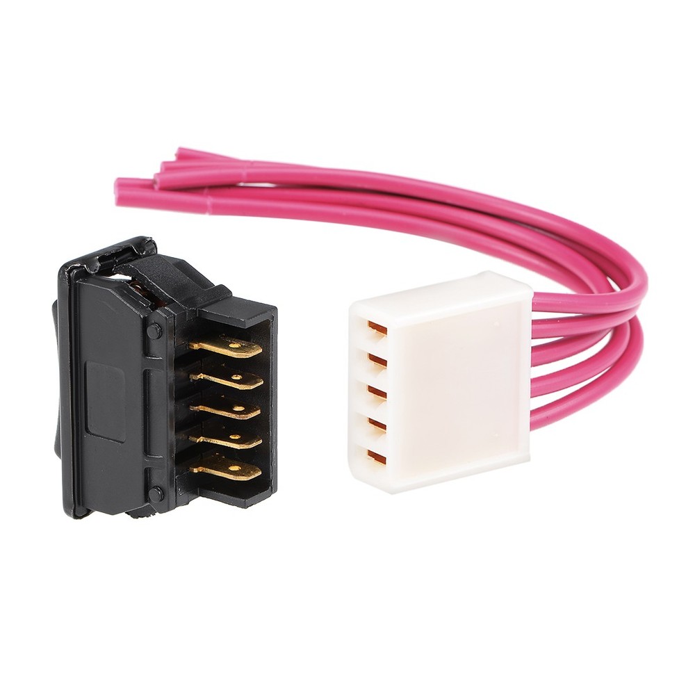 Universal 5-Pin Car Window Switch ,Momentary DC 12V