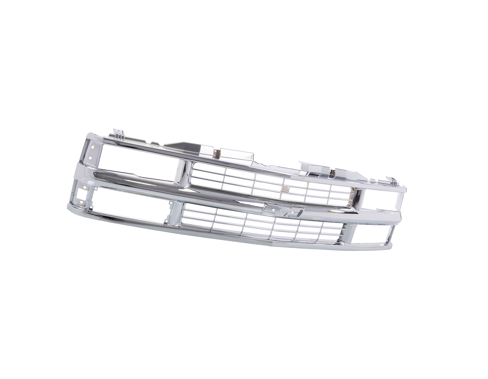 Chrome Grille w/Chromed Insert For 94-99 Chevy C/K Pickup Suburban Tahoe Blazer