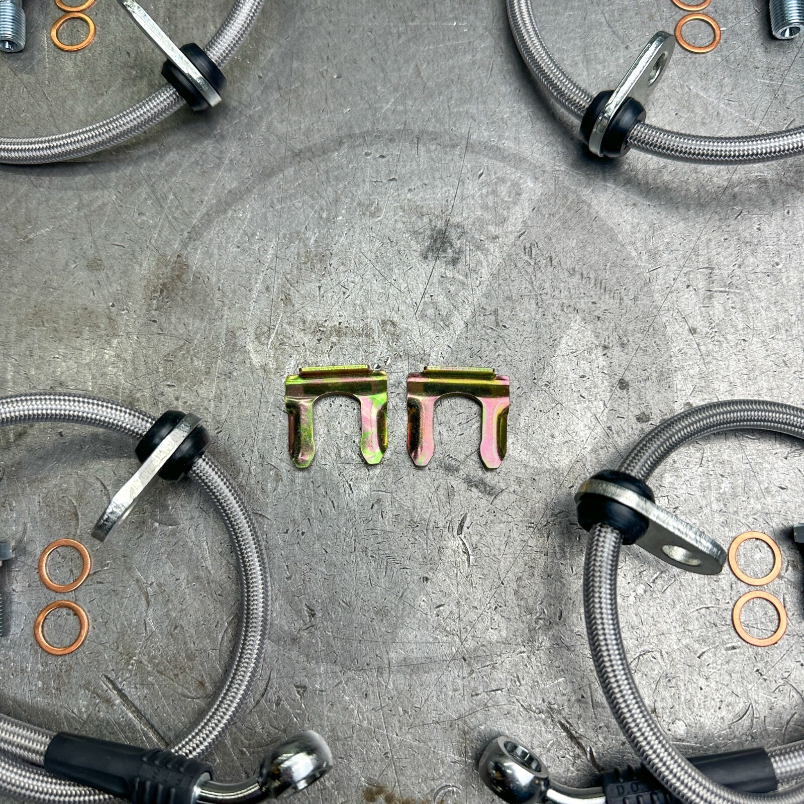 Stainless Steel Front & Rear Brake Line Kit for 06-11 Honda Civic Si 8th Gen