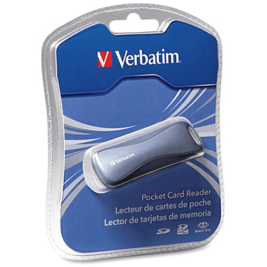 Verbatim 97709 USB 2.0 Flash Card Reader SD MMC