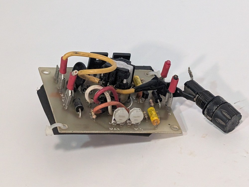 Motor control potentiometer, board & faceplate, Sure-Feed Streamfeeder B&H