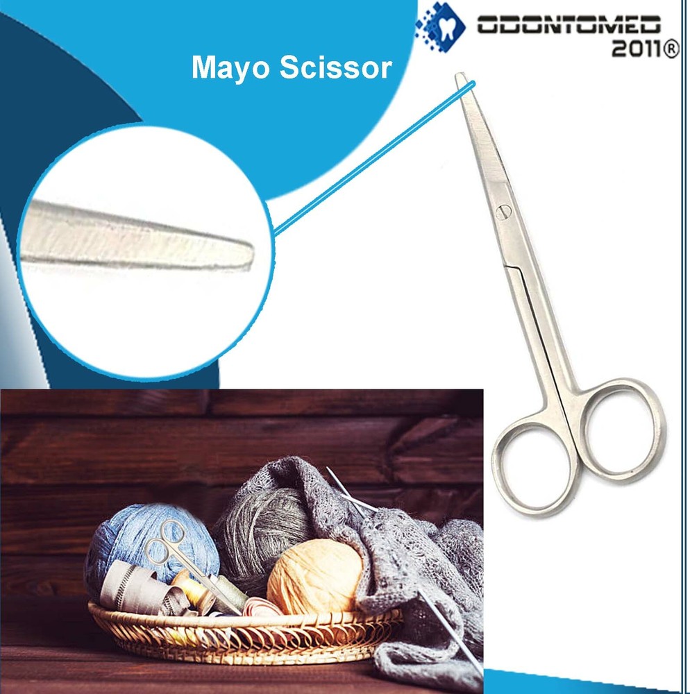 Mayo Scissors 5.5" Curved Surgical Veterinary instruments