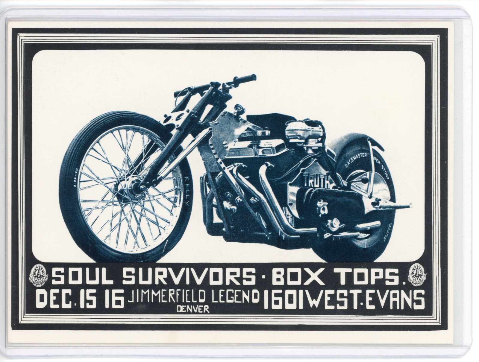 Box Tops, Denver, 12/67, Family Dog FDD15, Mouse Kelley postcard