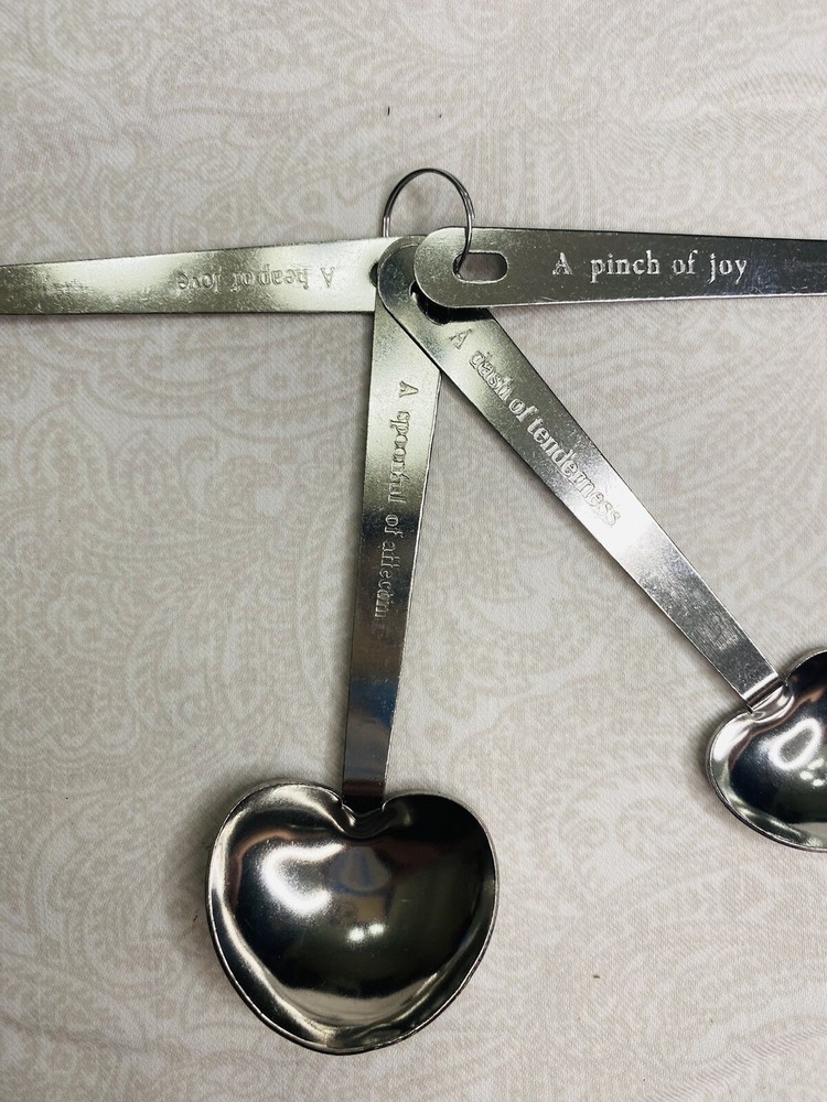 Heart Shape Measuring Spoons.