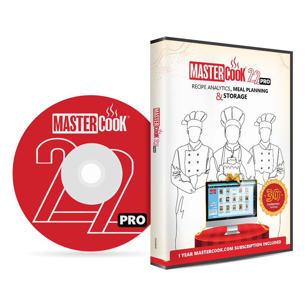 MasterCook 2022 PRO for PC DVD NEW!