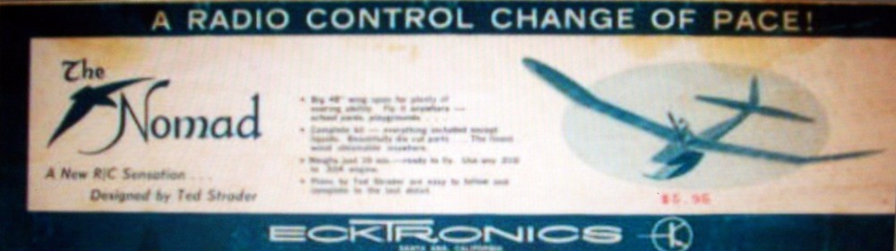 NOMAD PLAN + CONSTRUCTION ARTICLE to Build a 48" Power Pod RC Model Sailplane