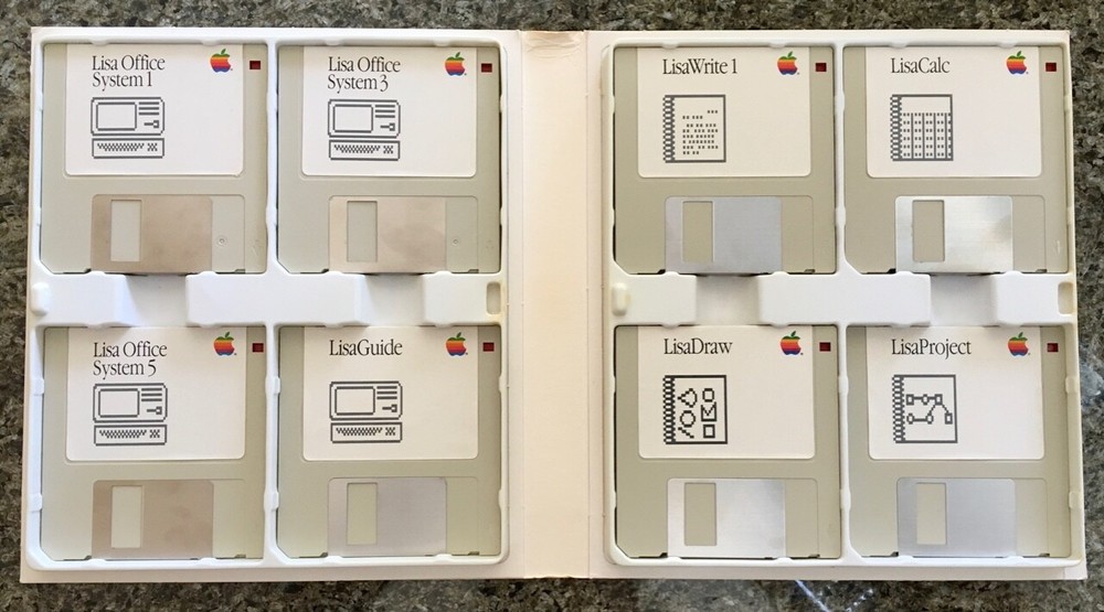 Apple Lisa Software - Some Still Shrink Wrapped