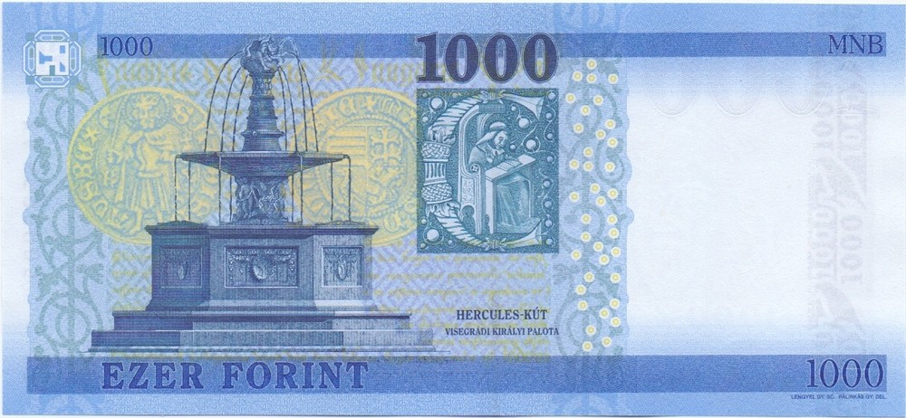 Hungary 1000 forint 2025 UNC