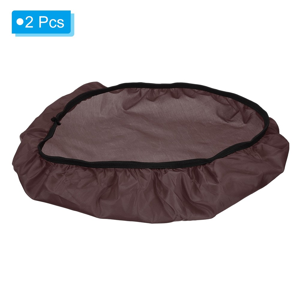 17" Soft Diffuser Lamp Cover 2pcs Cloth Diffuser Lamp Sock for Flashing Brown