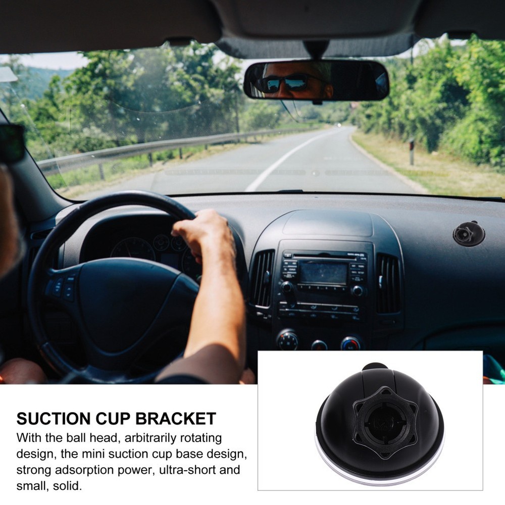 2 Pcs Vehicle Suction Cup Mount Replacement Part Bracket for Dash Cam