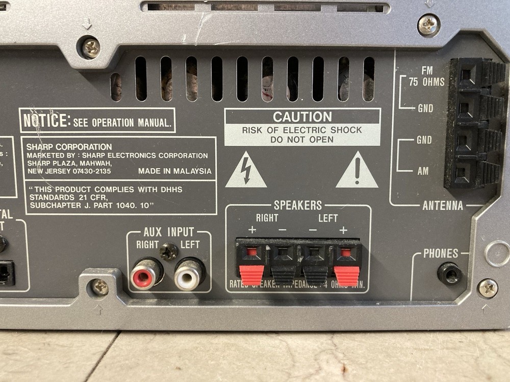 Sharp SD-EX100 1Bit Digital Audio System, CD Player/Receiver*Very Good!*