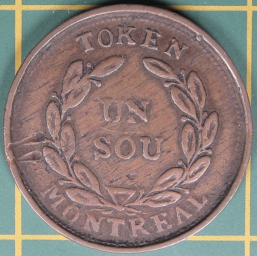 Lower Canada Un Sou Token LC-24A1