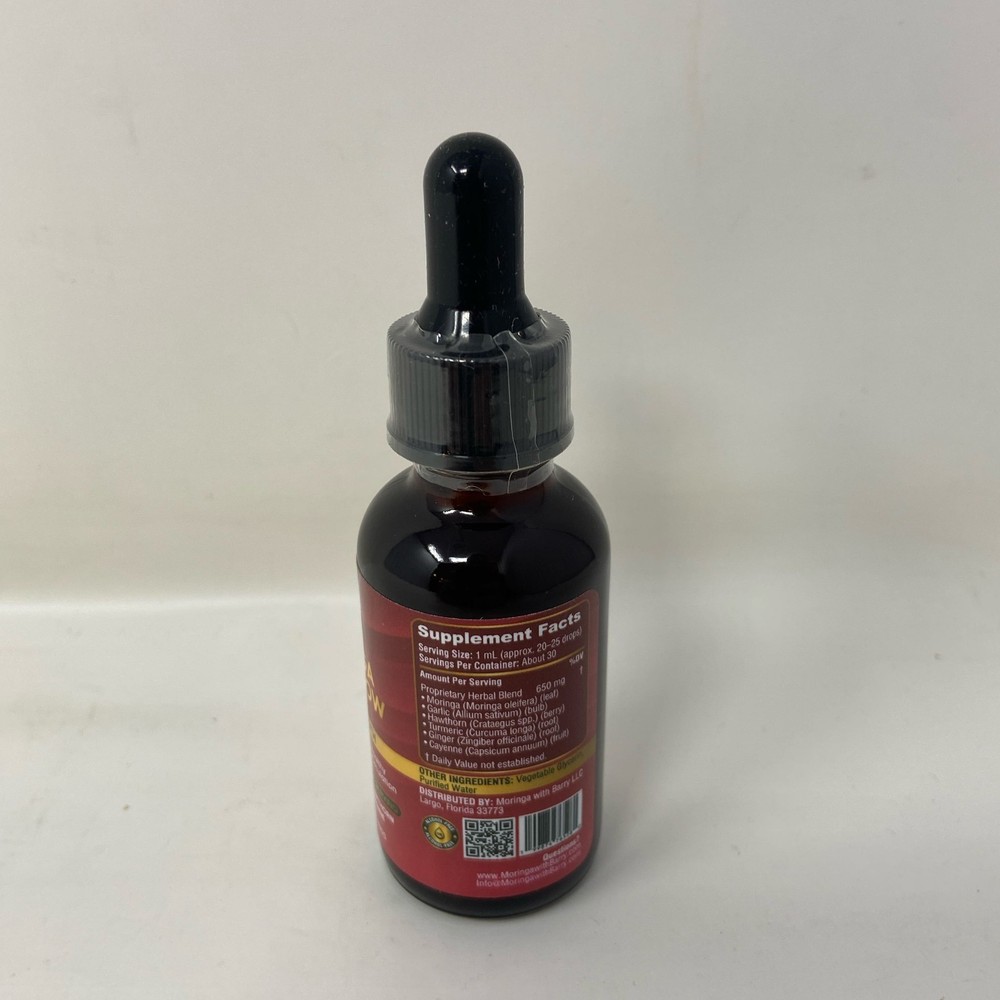 Moringa with Barry HeartFlow Support Extract Drops, 1 fl oz