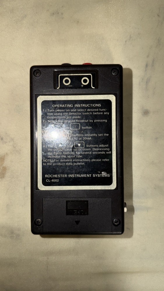 Rochester Instrument CL-4002 Multifunction Process Current Calibrator