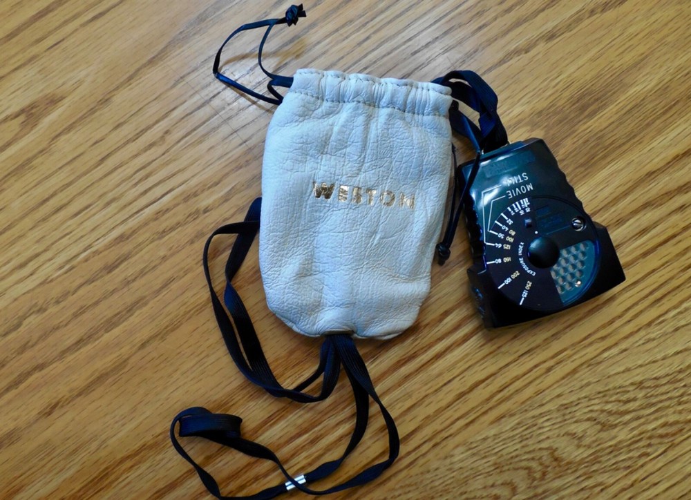 Weston 854 DR Light Meter, with soft case